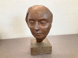 Ilse VOIGT (1905-1997) Sculptures Bronze auto portrait