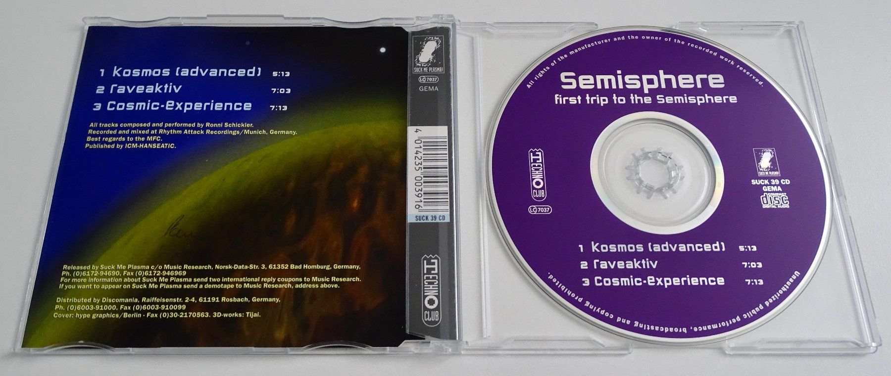 CD: Semisphere First Trip to the Semisphere Maxi CD – Usato da Gwatt (Thun) venduto da samojede67 1