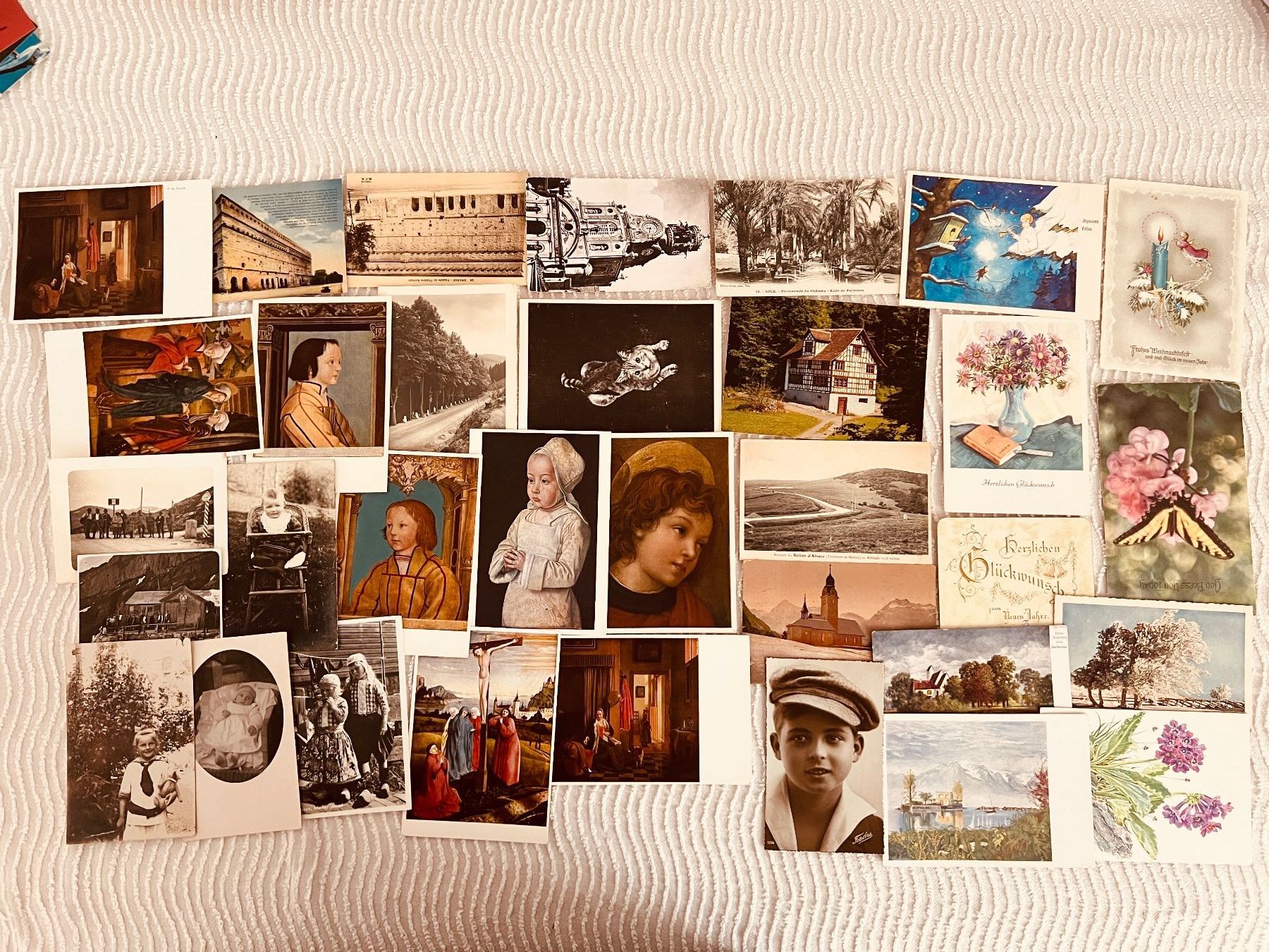 Cartes postales: ca 280 Ansichtskarten Kitsch und Chrüsimüsi – D'occasion à Hinwil par Sidi4 3