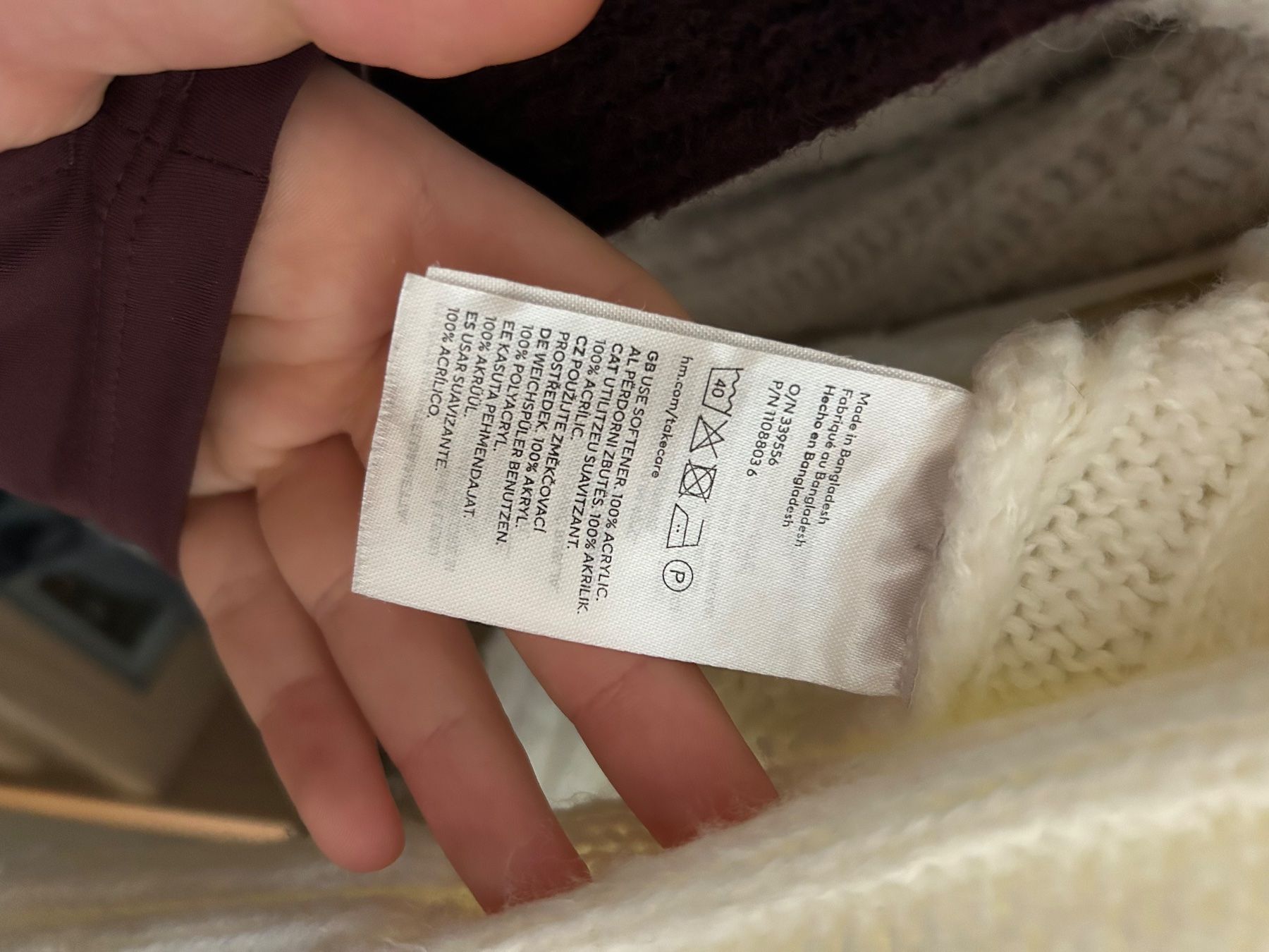 H&M Maglioni & Felpe: Winter Pullover, cremefarben, Gr. S, Top Zustand! – Usato da Grafstal venduto da cleliadea 2