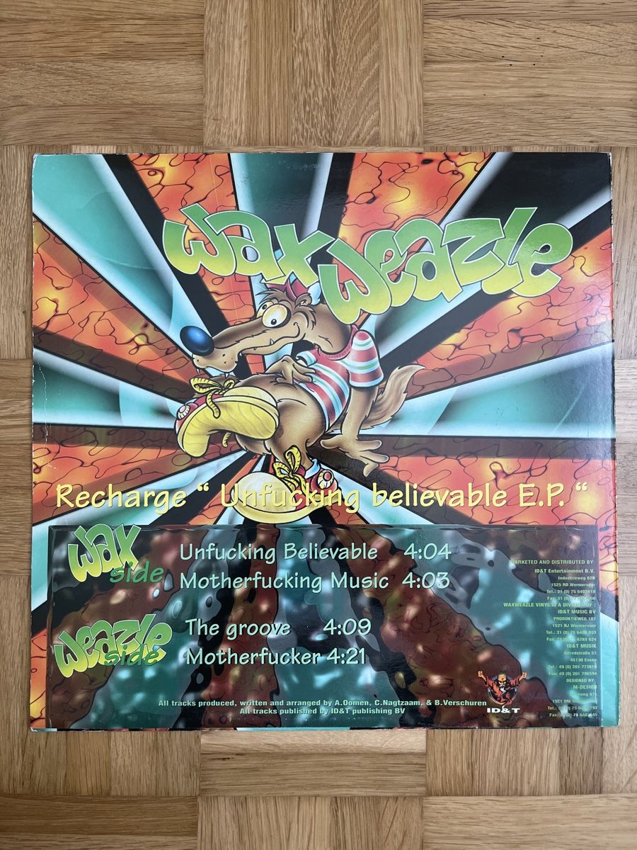 Dischi in vinile: Recharge Hardcore / Gabber Vinyl – Usato da Wangen b. Olten venduto da break72 1