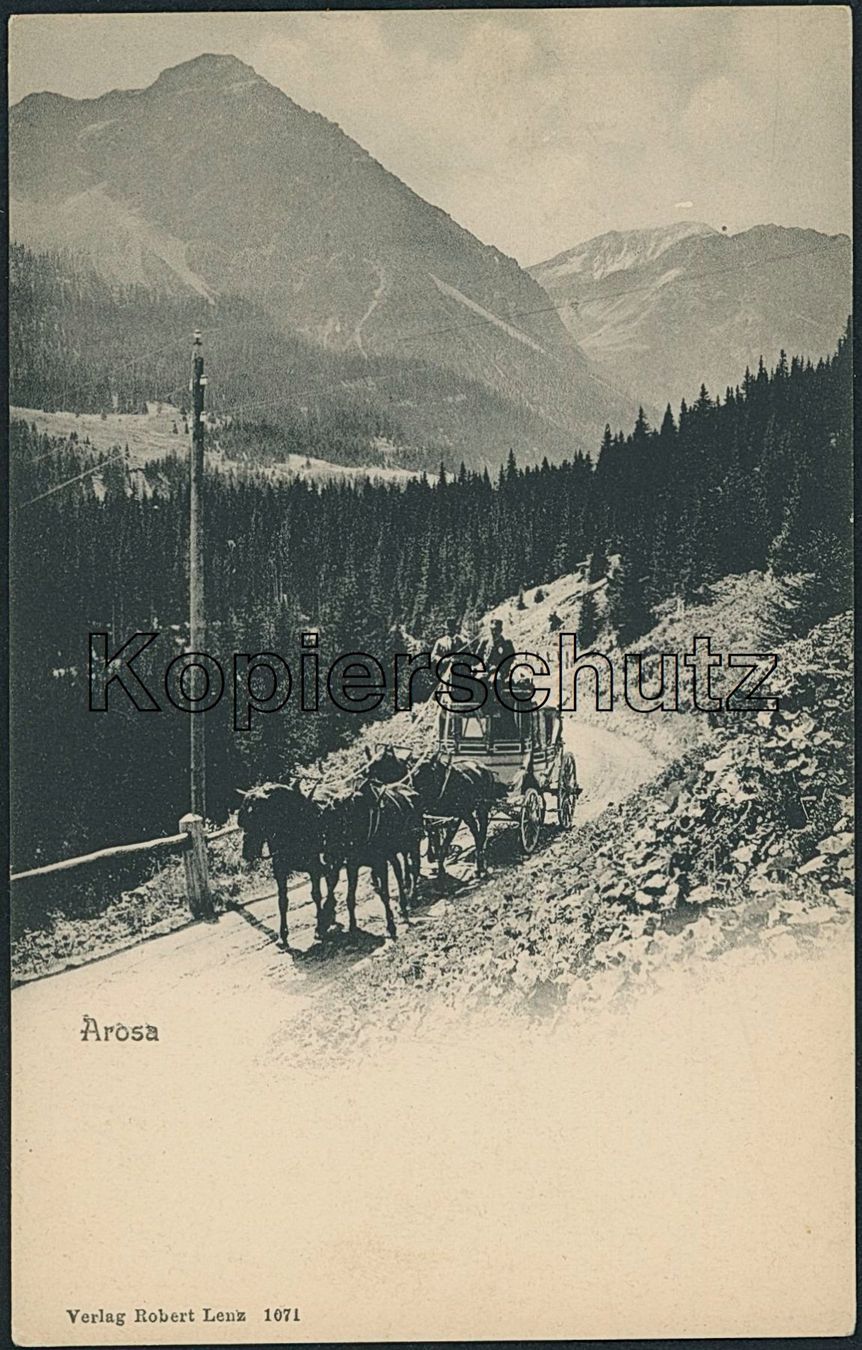 Cartoline postali: GRS Arosa - Postkutsche – Nuovo (secondo la descrizione) da Schindellegi venduto da leecollect