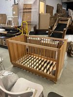 Anpassungsfähiges Kinderbett Maralis Buchenholz 70x140