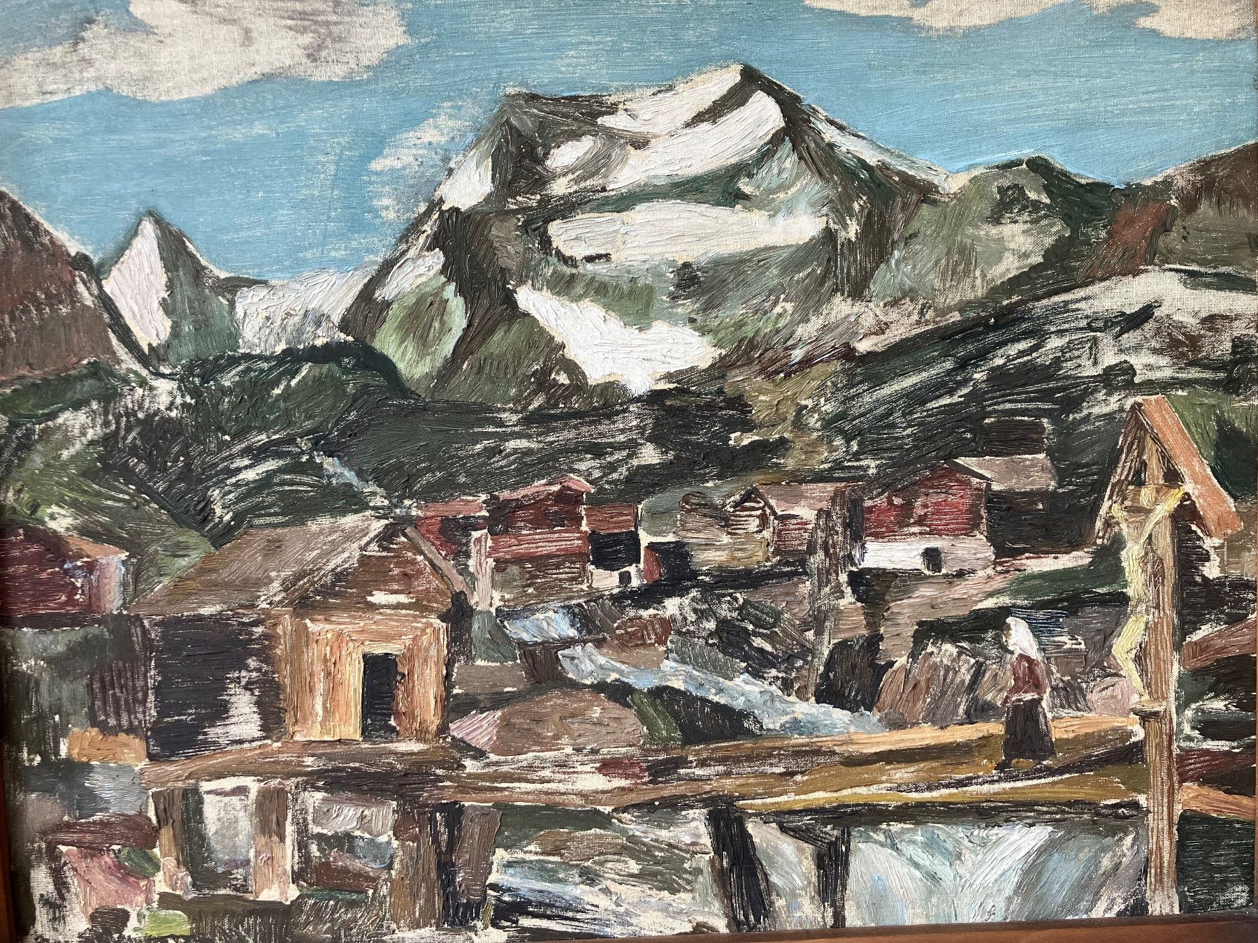 Gemälde: Berglandschaft in Öl – Gebraucht aus Wetzikon ZH von artefix 1