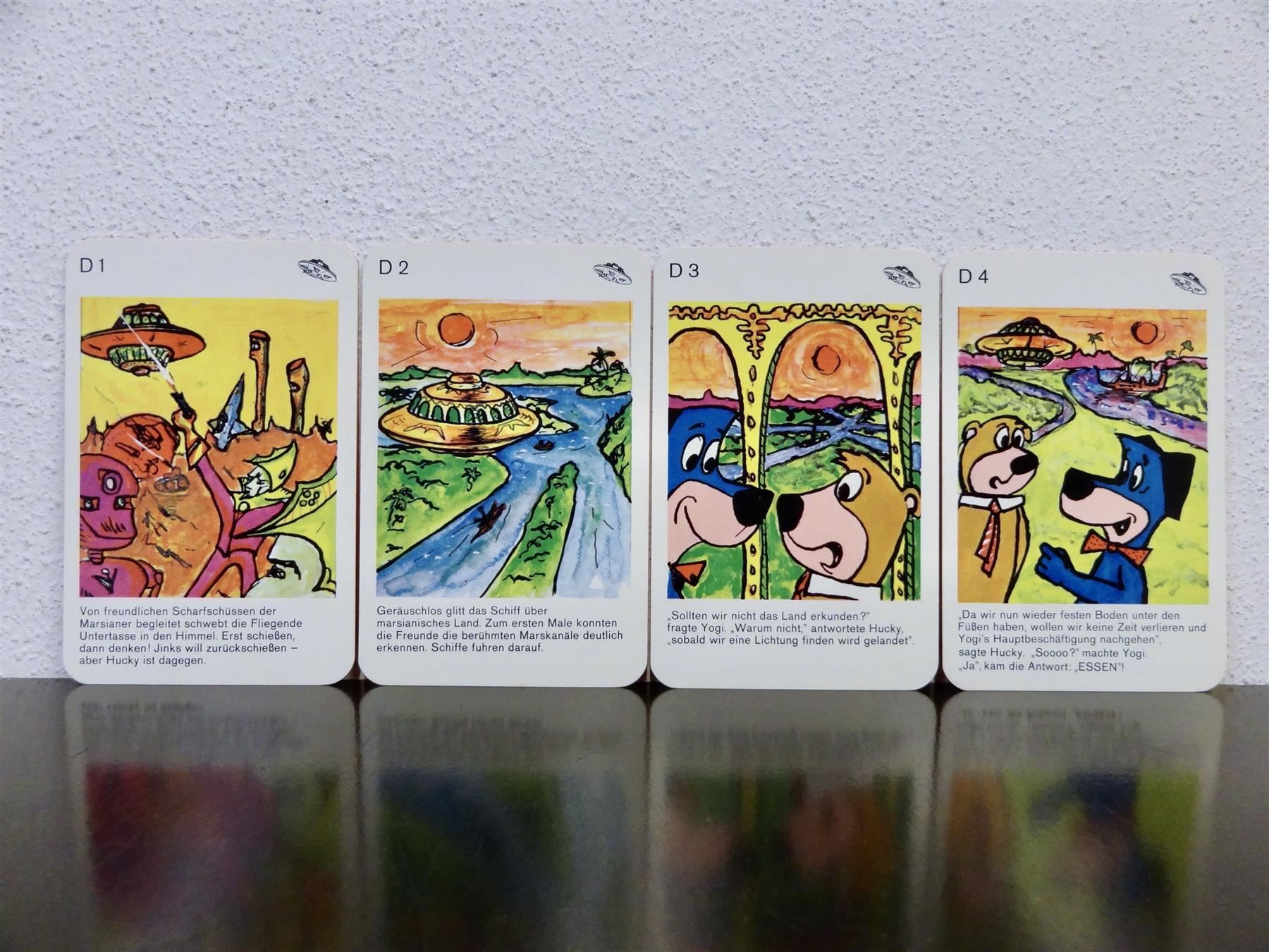 Giochi: Quartett HUCKY + YOGI SCHWARZER PETER – Usato da Kerzers venduto da wisaundso 7