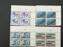 1990  Erstag gest.Viererblock mit Tab (K63)