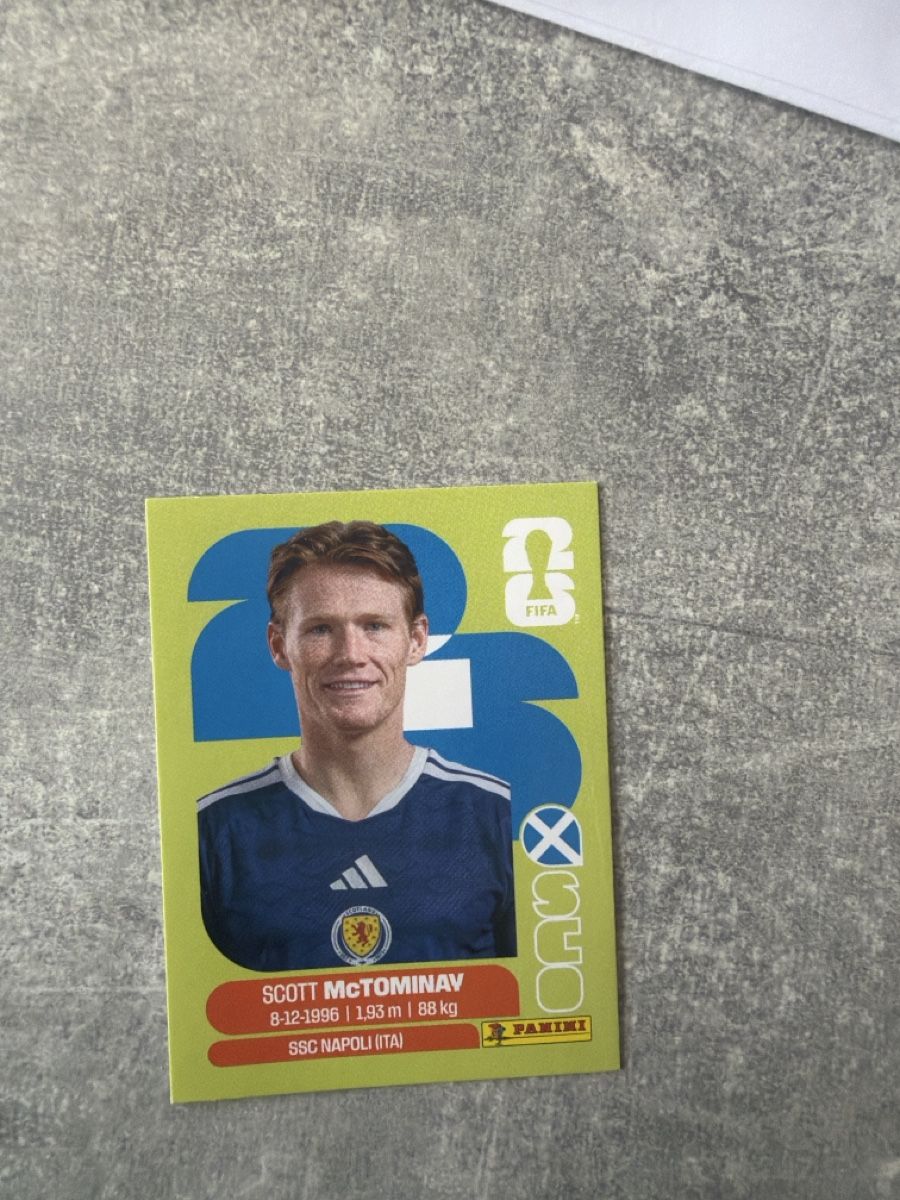 Panini Carte collezionabili: Panini  Scott McTominay SCO11 – Usato da Pfeffingen venduto da Fantasy1971