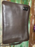 Sac Furla vintage en cuir véritable, couleur marron!