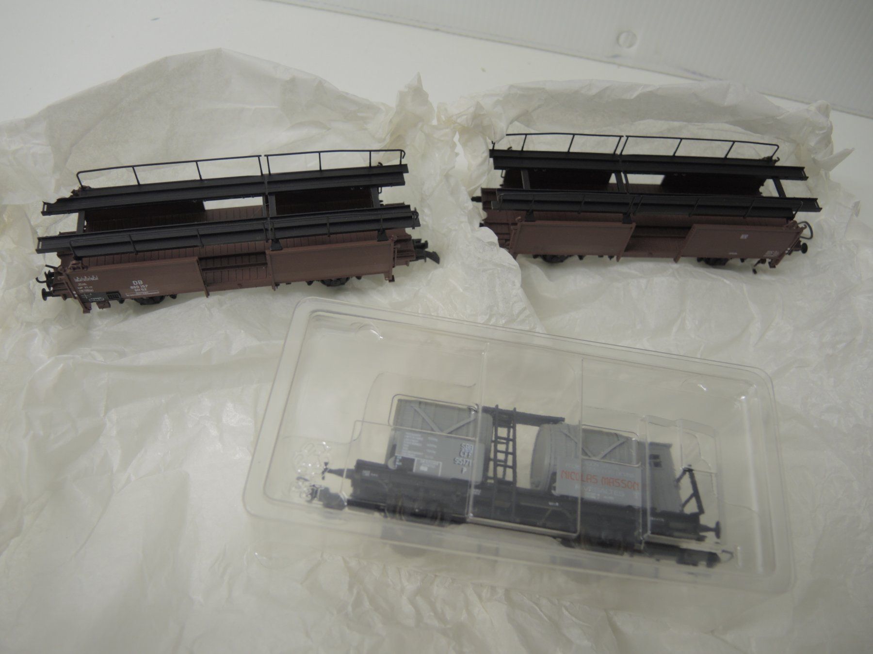 Modelleisenbahnen: Klein/Sachsenmodelle 3 Güterwagen – Neu (gemäss Beschreibung) aus Dagmersellen von fis_9hty 1