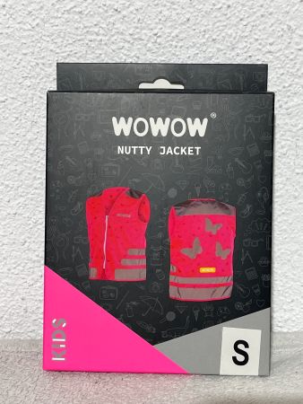 Wowow Nutty Jacket Kinder Warnweste Pink Grösse S