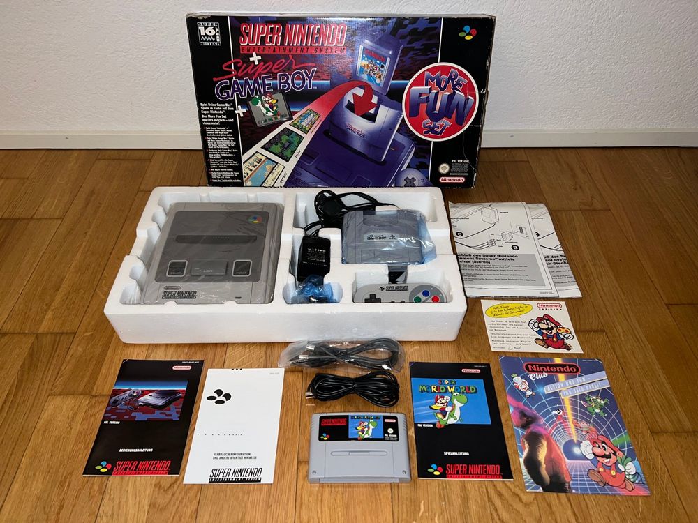Super Nintendo (SNES) Konsole 