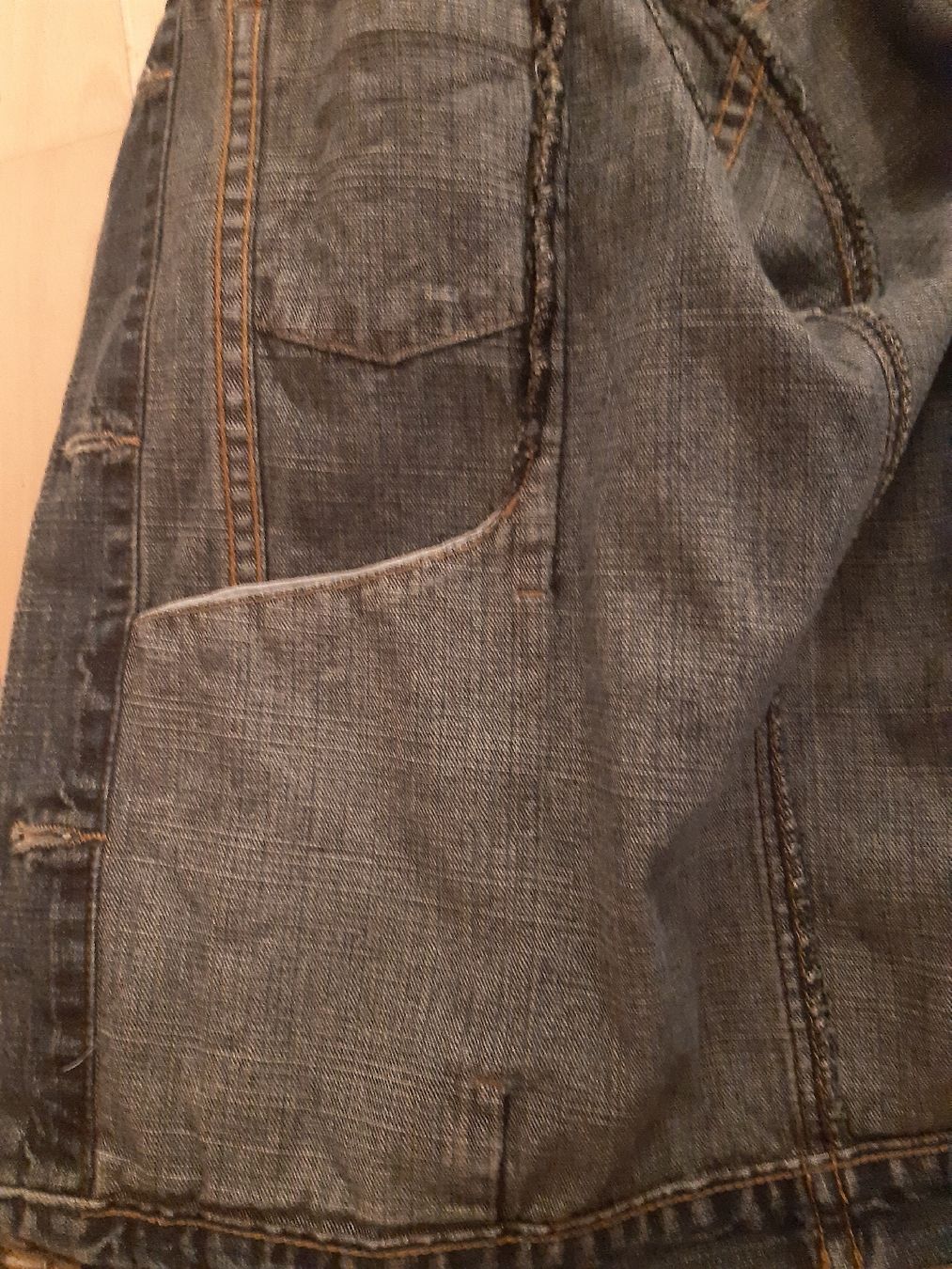 Giacche: Schöne Jeansjacke ONE BY ONE Gr. 164 Baumwolle – Usato da Uster venduto da mar_276v 3