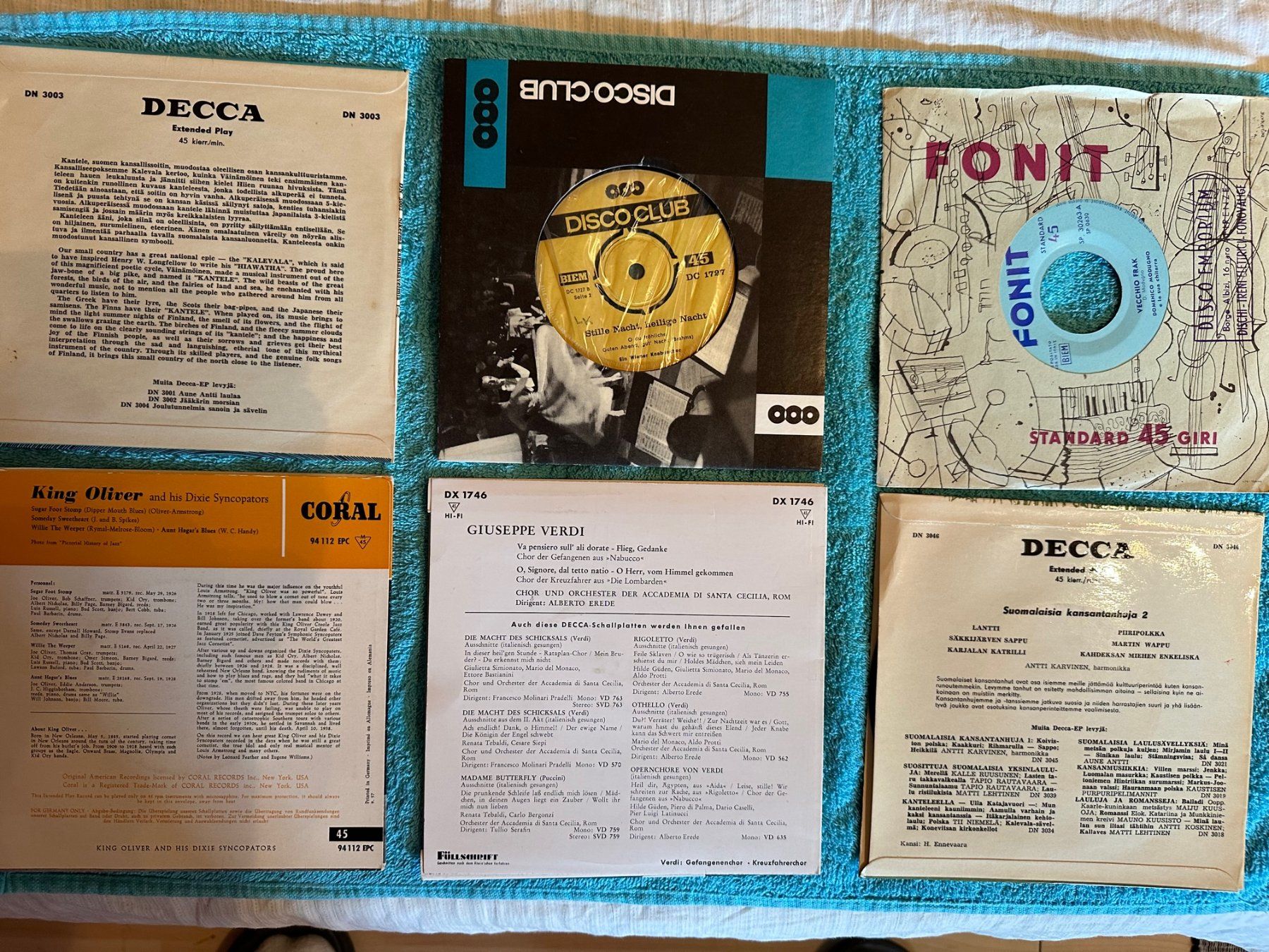 Dischi in vinile: 6 Stück alte mini Schallplatten – Usato da Bolligen venduto da Astrophysiker06 6