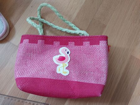 Kinder Strandtasche Flamingo – FIZZY – Rosa – ca. 23 × 21