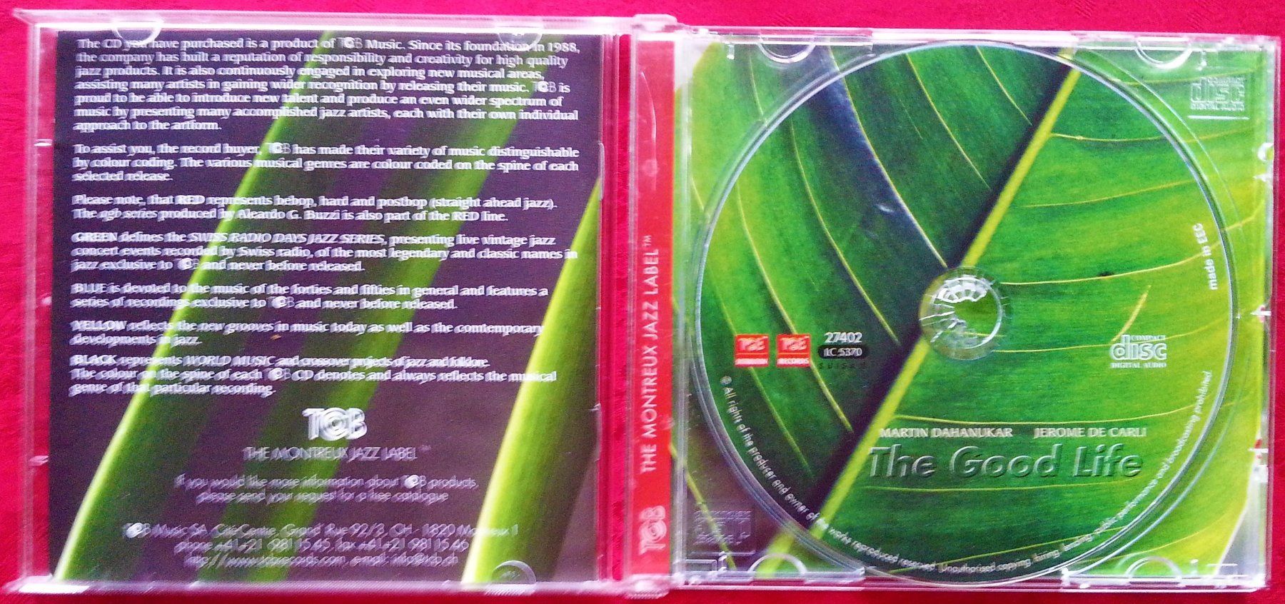 CD: CD MARTIN DAHANUKAR - The Good Life, 2007 – Usato da Oberriet SG venduto da Manick 2