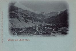 Gruss aus Adelboden, um 1900 (Guggenheim)