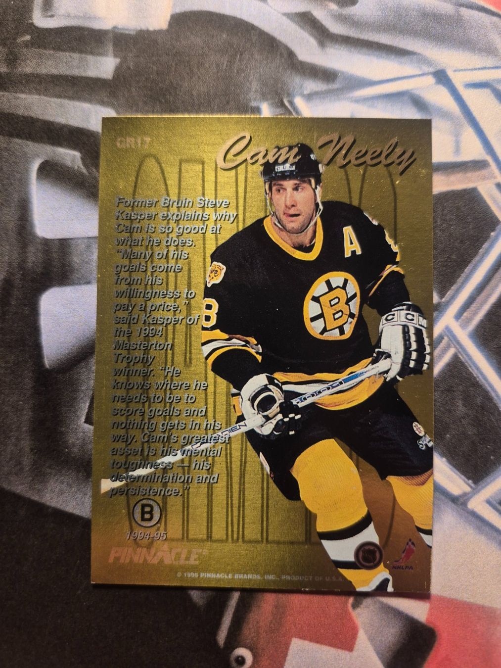 NHL Carte collezionabili: NHL Cam Neely Boston Bruins – Usato da Treiten venduto da Sauber73 1