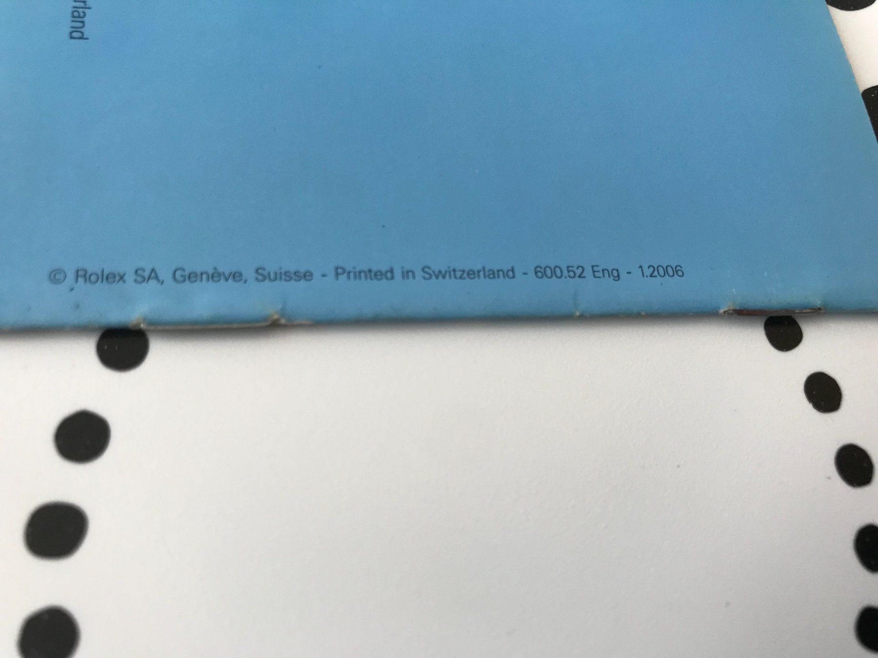 Rolex Documenti: ROLEX - YACHT-MASTER - OPERATING INSTRUCTIONS - ENG OLD NEW – Nuovo (secondo la descrizione) da Epalinges venduto da dream-watch 4