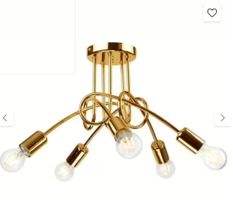 Lampe / Deckenleuchte in Gold - NEU (NP 159.-)