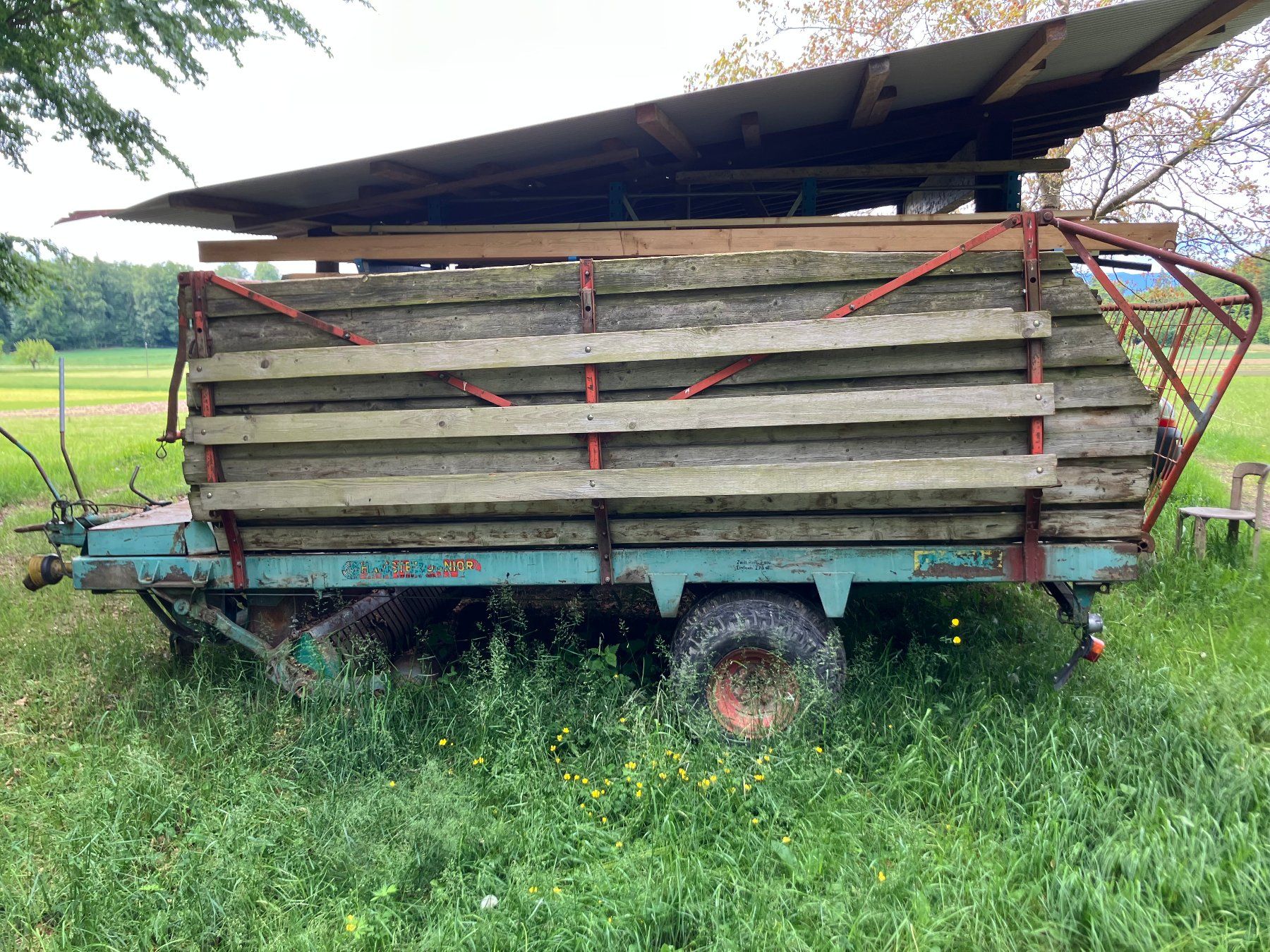 Rimorchi: Ladewagen - Unterbau tiny house – Difettoso da Ueberstorf venduto da Riverart