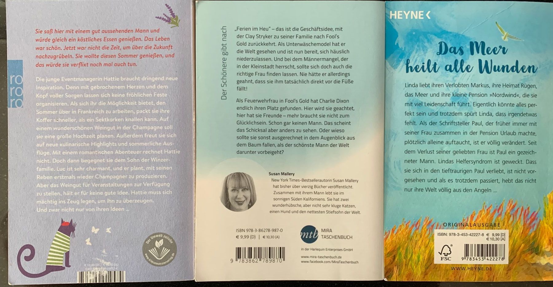 Libri: 3 Romane, Caplin, Mallery, Jensen, gebraucht – Usato da Trimmis venduto da Koga1960 1