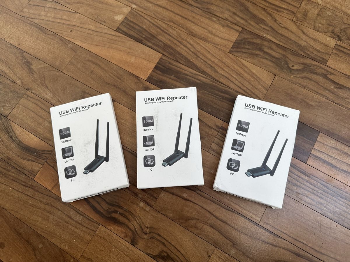WiFi: 3x USB Wifi-Repeater – Nuovo e nell'imballaggio originale da Rosshäusern venduto da maexuu