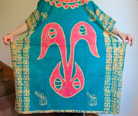 Umhang / Tunika / Überwurf / Strandponcho, unisex, Gr. XL