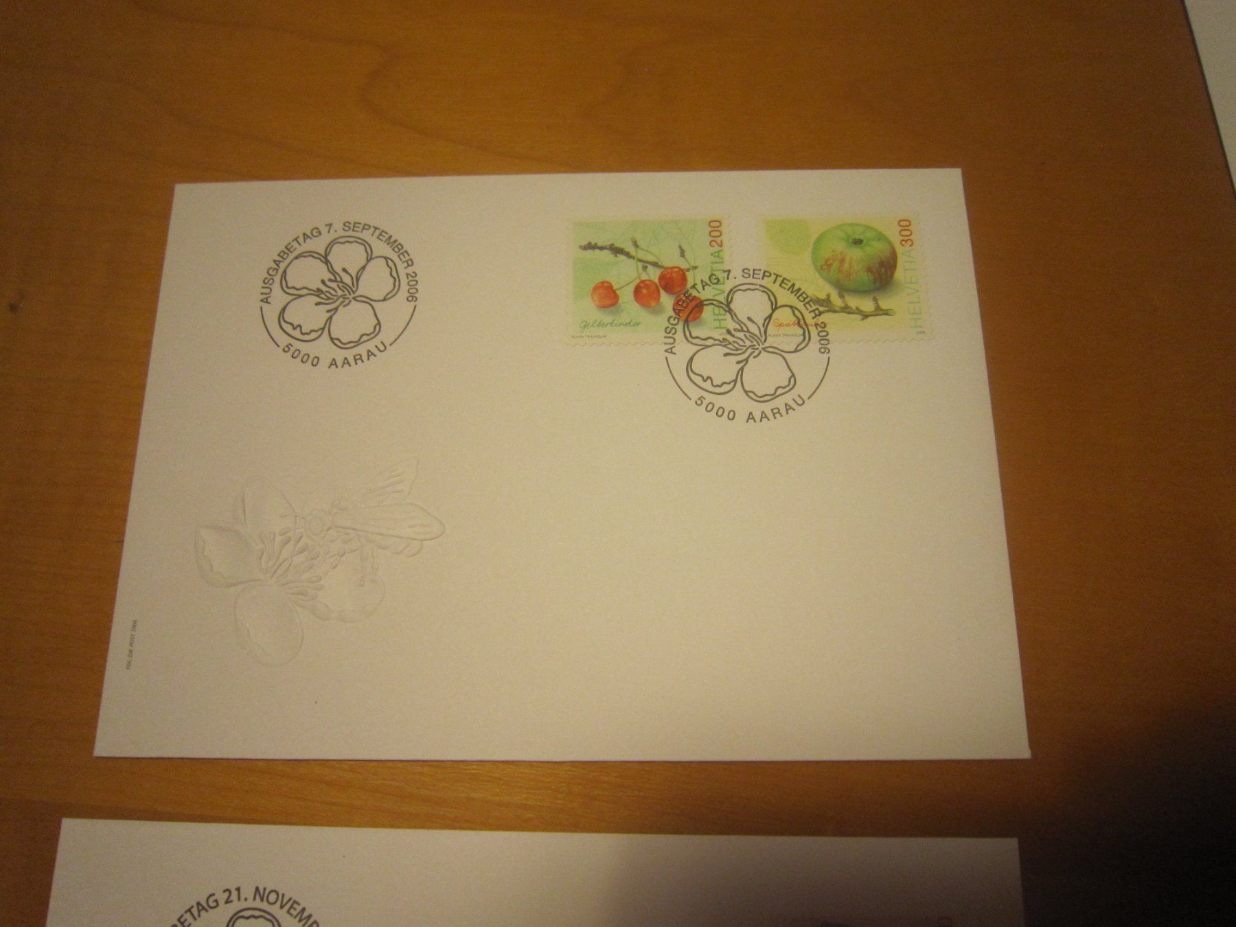 Alle Briefmarken: CH 2006 FDC Früchte 2 Briefe AB NUR 75 RP – Gebraucht aus Gordola von Polentaefung 1