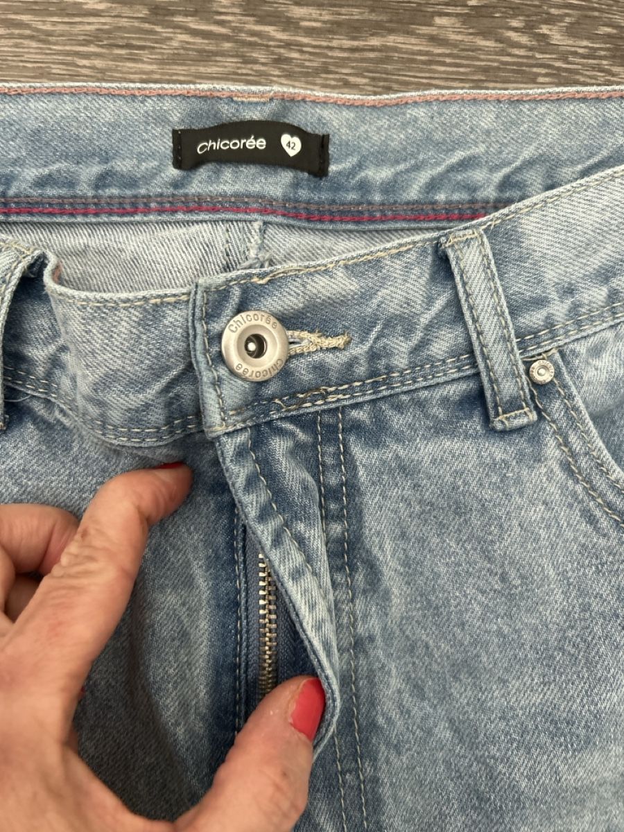 Jeans: Jeans von Chicoree, Grösse 42, helles jeansblau – Neuf (Voir description) à Erlinsbach SO par hallon480 2