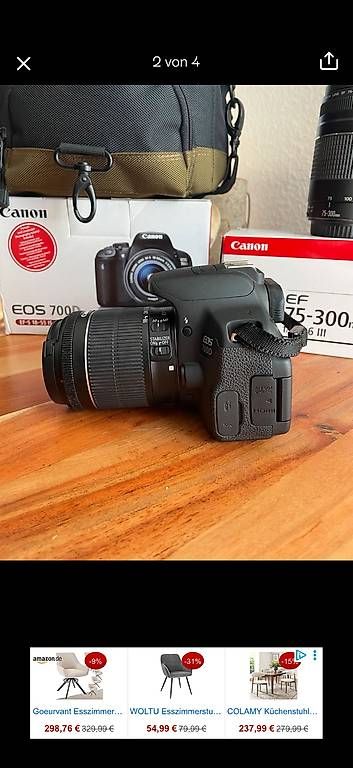 Appareil photo: Canon EOS 700D Spiegelreflexkamera – D'occasion à Dulliken par ann_5qy6 2
