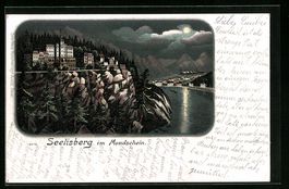 Litho Seelisberg, Uferpartie im Mondsche