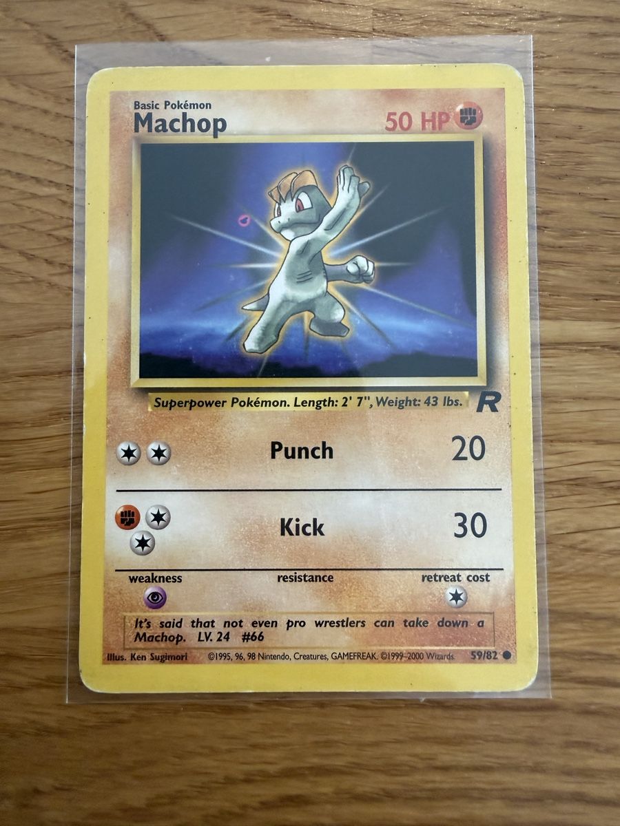 Pokémon Cartes à collectionner: Machop 59/82 – D'occasion à Amriswil par sim_nlb6