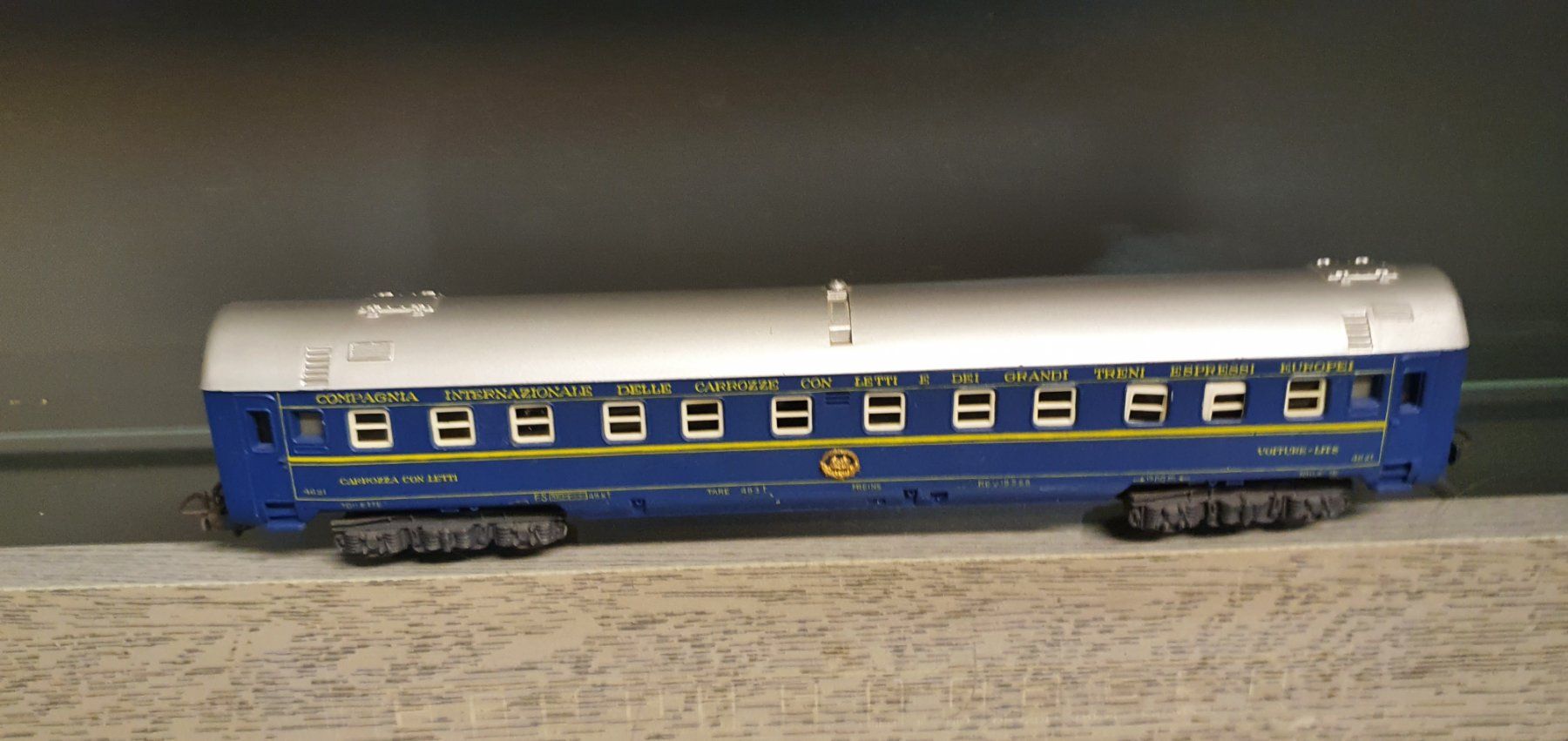 Pocher Modelleisenbahnen: POCHER:AC: CIWL SCHLAFWAGEN BLAU – Gebraucht aus Biglen von taunus82