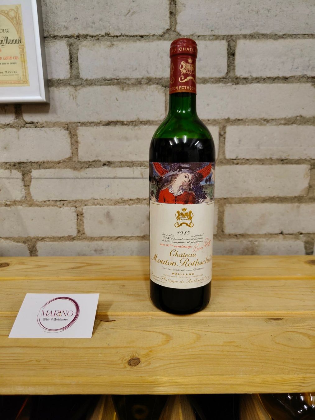 Mouton Rothschild Vins: 1985 Chateau Mouton Rothschild – Neuf (Voir description) à Münchenstein par wusmarino