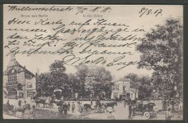 Carte P de 1907 ( Gruss aus Berlin / In den Zelten )