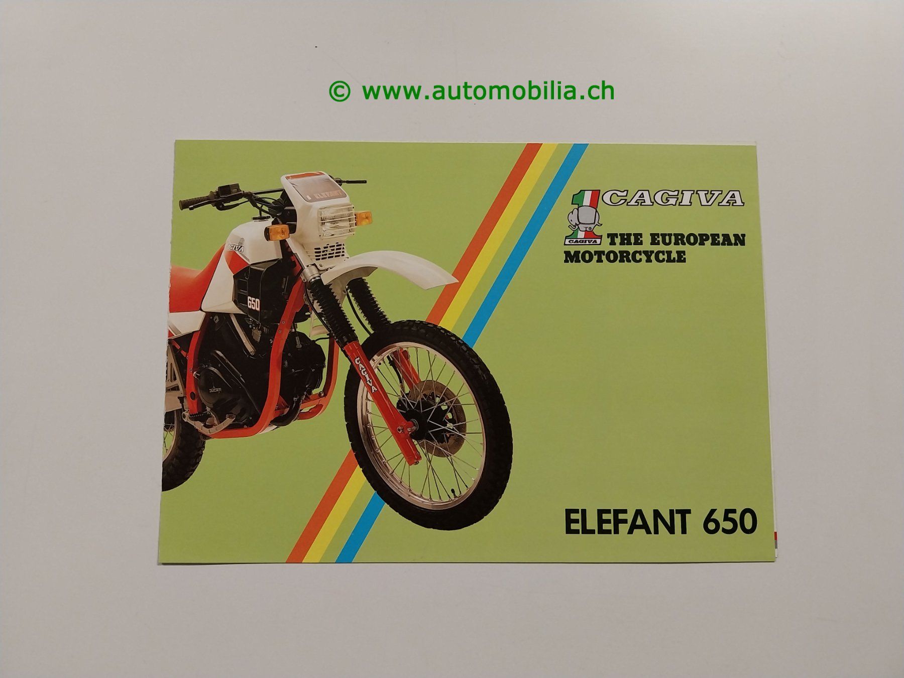 Documenti: Cagiva Elefant 650 Prospekt englisch – Usato da Weingarten-Kalth venduto da Bettelbruenneli