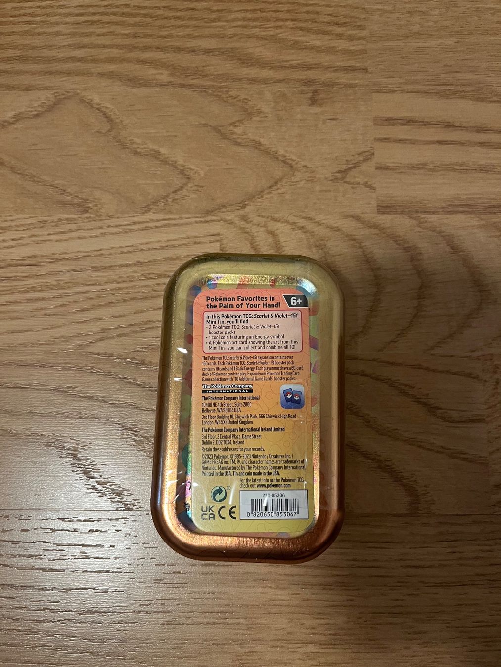 Pokémon Carte collezionabili: Pokemon 151 Mini Tin – Nuovo e nell'imballaggio originale da Ueberstorf venduto da SpeedyBoat 1