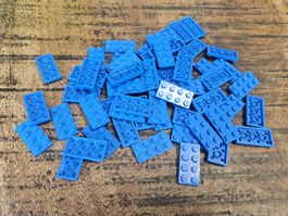 lego 3030 lot de 60 pièces Blue Plate 2 x 4