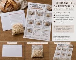 Getrockneter Sauerteigstarter | Anstellgut | Mit Anleitung