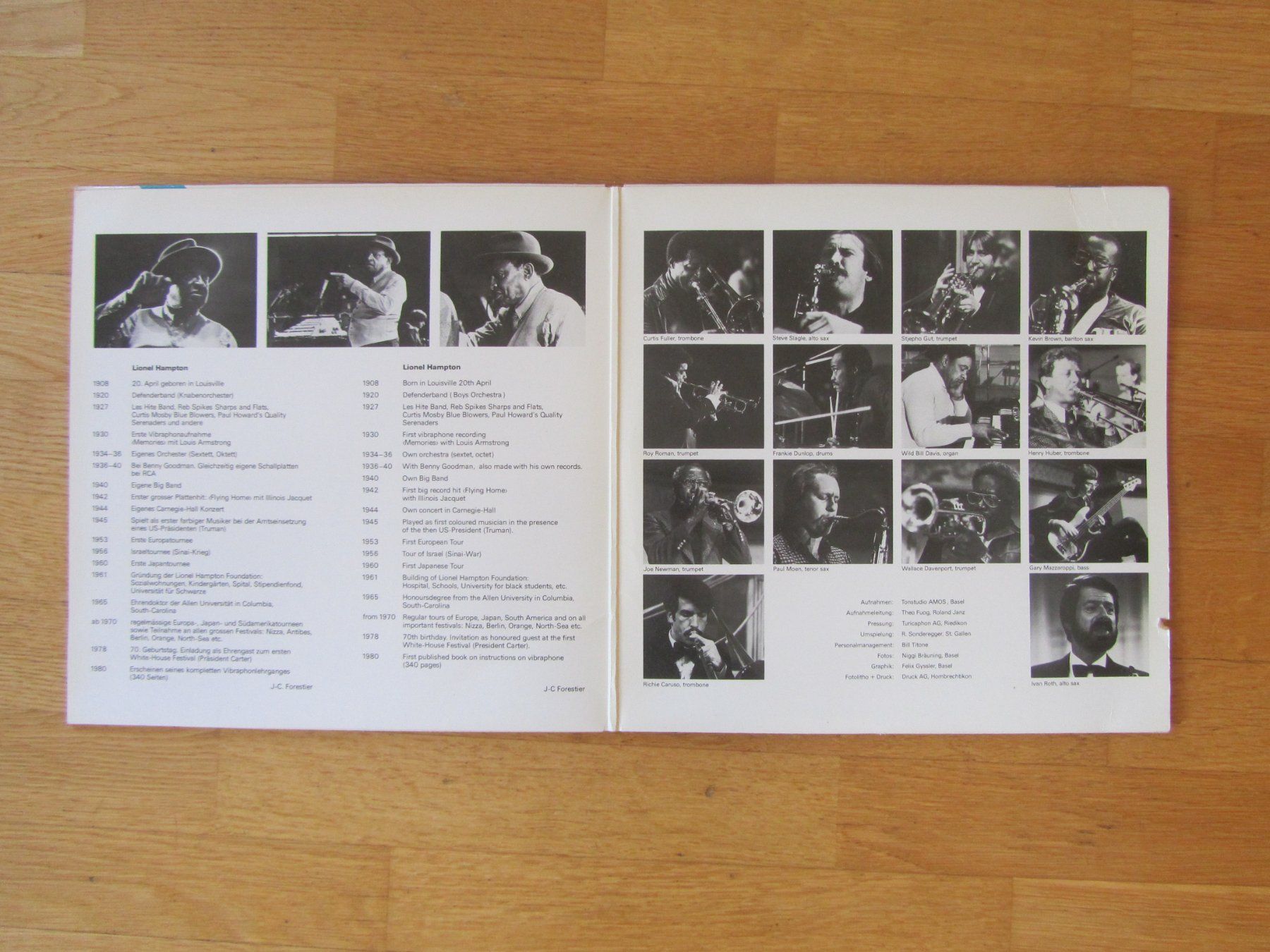 Dischi in vinile: LIONEL HAMPTON:  Live in Swtzerland – Usato da Seengen venduto da mikelele 1