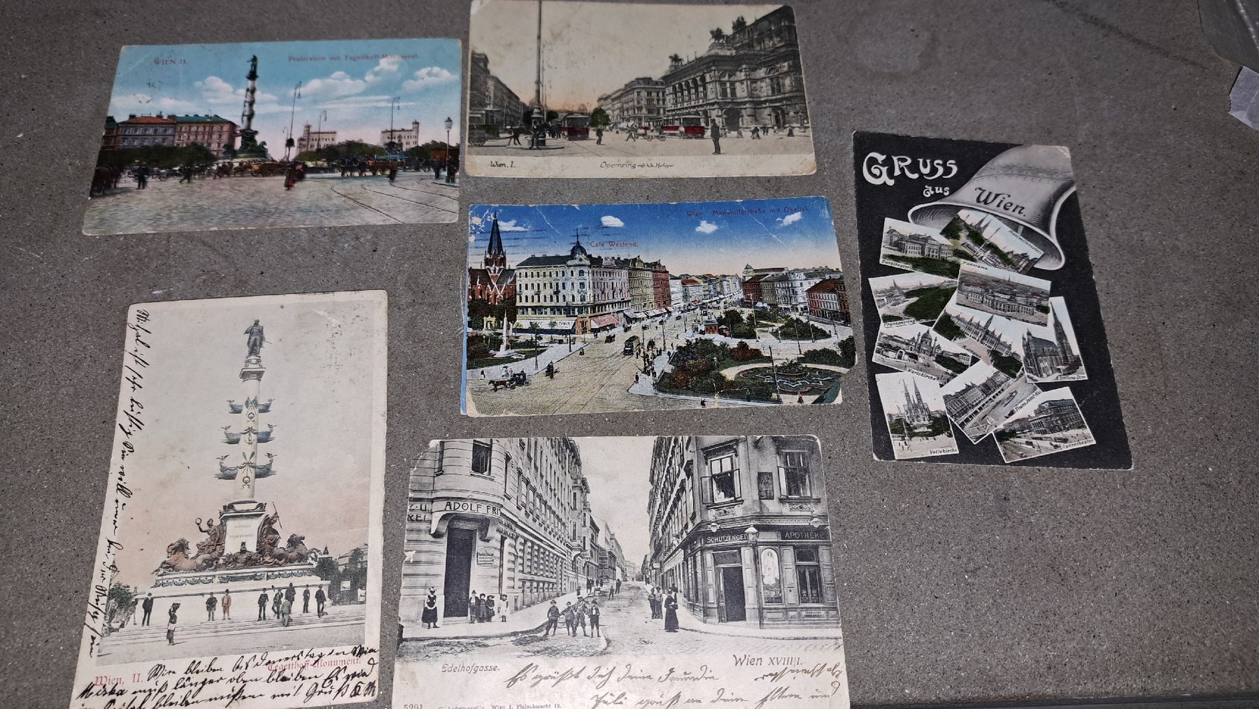 Cartoline postali: Antike Ansichtskarten WOEN 7 stk – Usato da Kölliken venduto da Upcycling-by-Mc-TAM