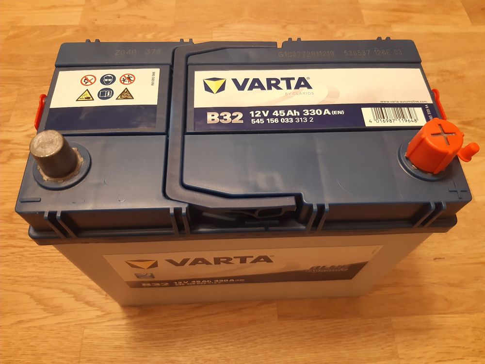 Autobatterie VARTA B32 12V 45Ah