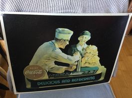 Blechschild  Cola
