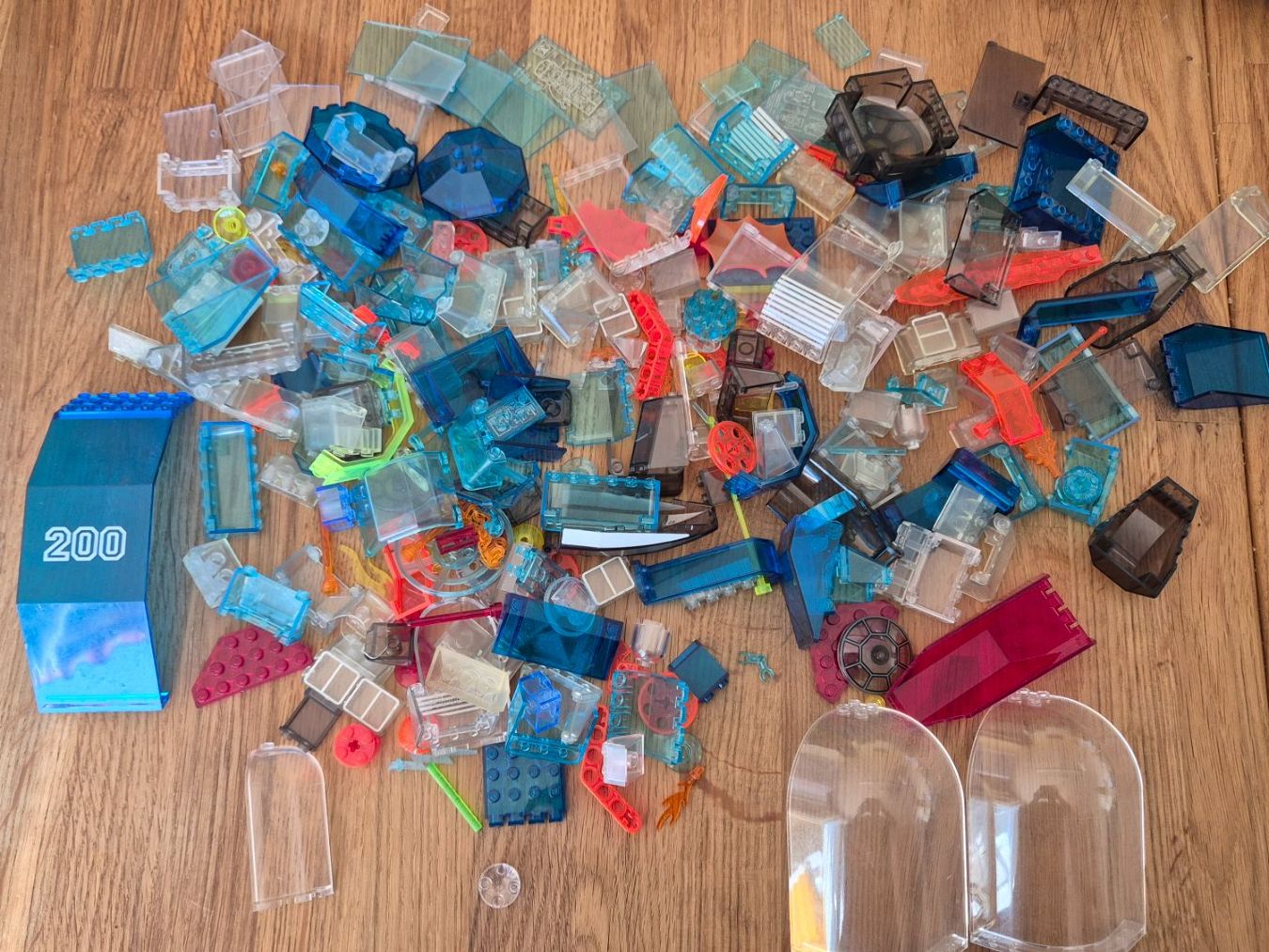 Lego Baukästen: Lego - div. transparente Teile – Gebraucht aus Bözberg von Metzelsheriff