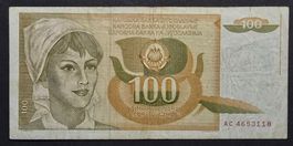Jugoslawien-100 Dinar VF
