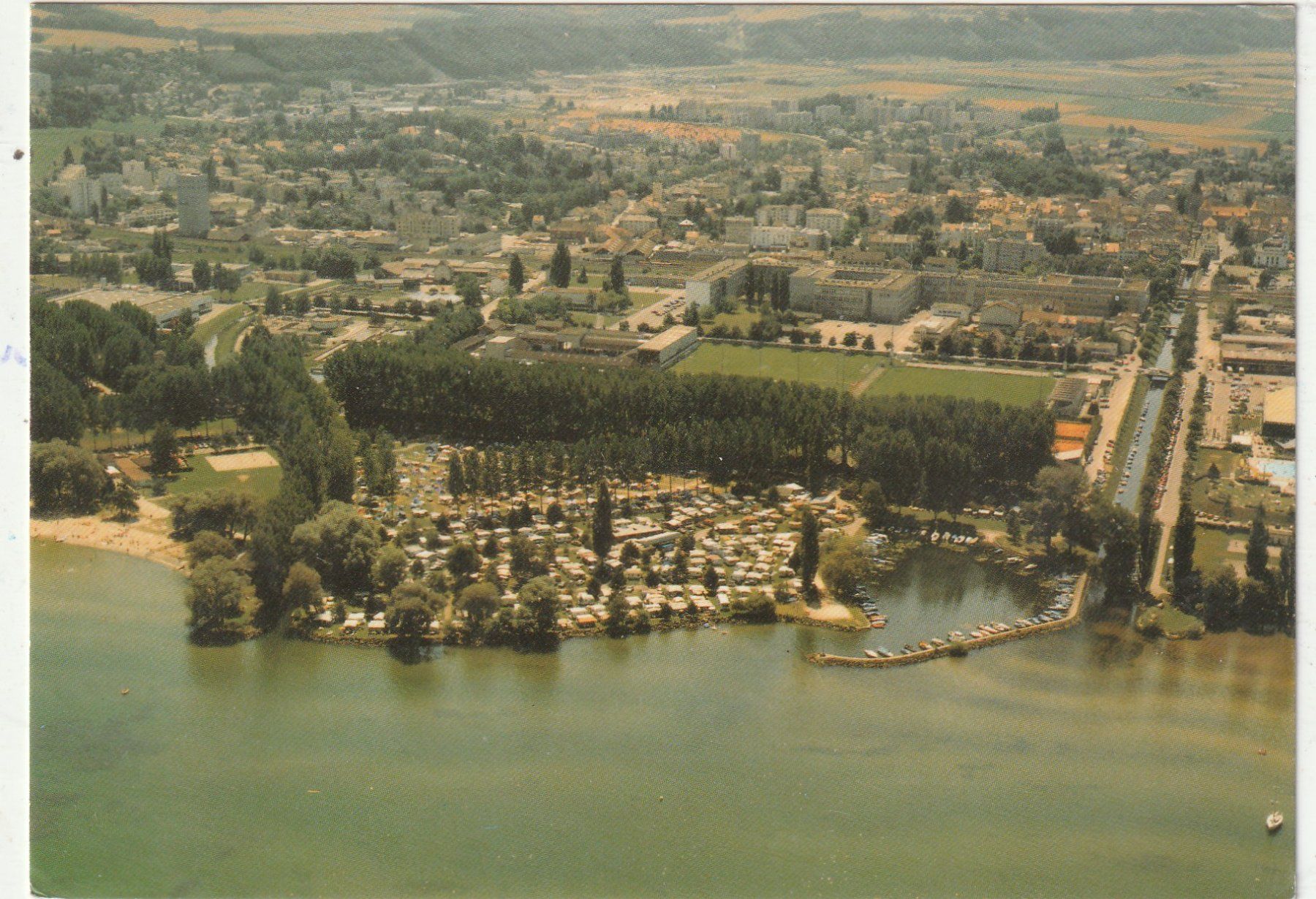 Ansichtskarten: Caming Yverdon Les Bains – Gebraucht aus Lumbrein von made02
