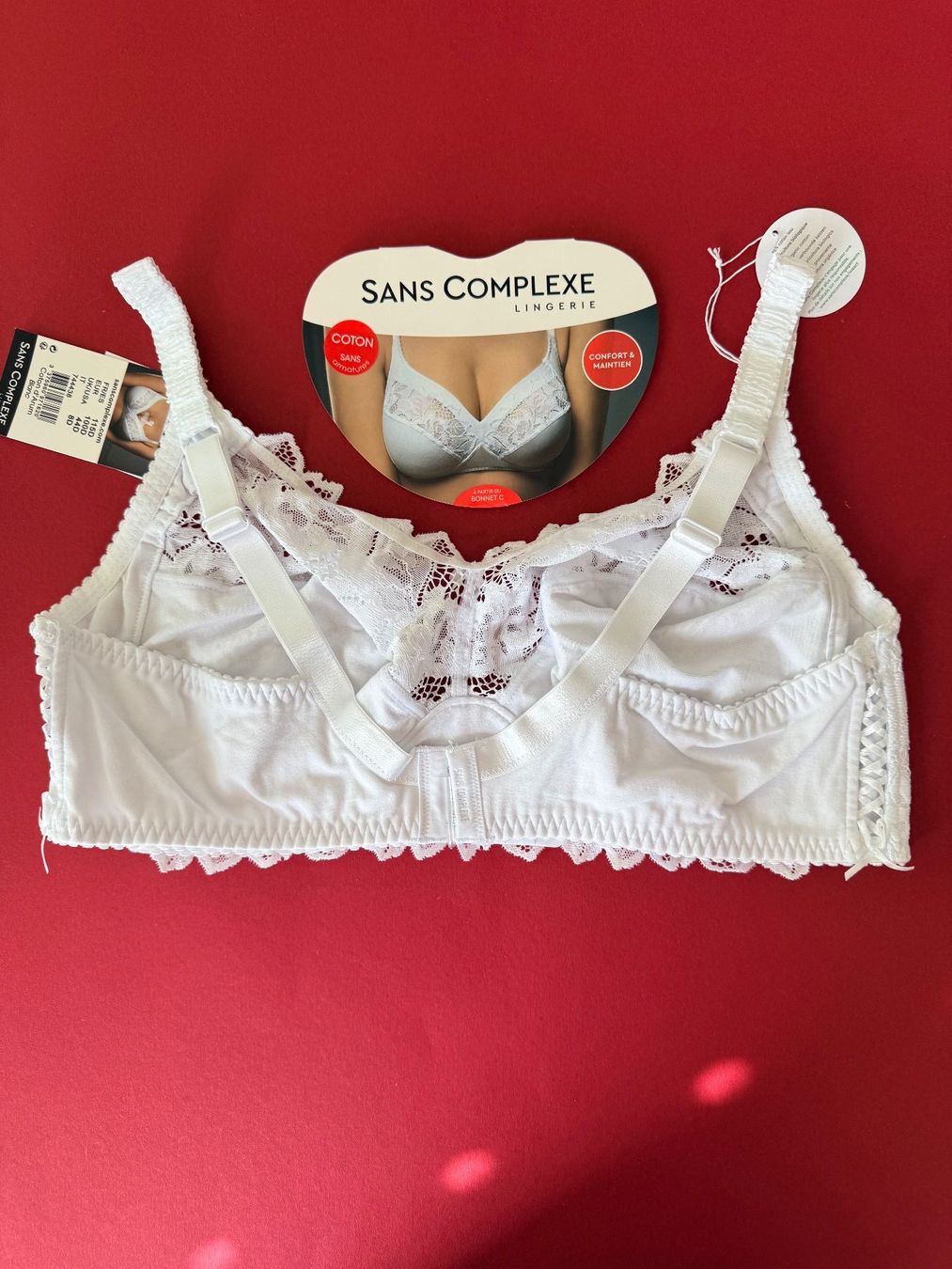 Altra biancheria intima: SANS COMPLEXE, bügelloser BH, Grösse 100D, Farbe Weiss – Nuovo e nell'imballaggio originale da Rudolfstetten venduto da gst_g7xl 3