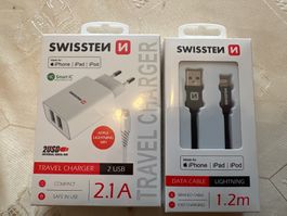 Iphone/Ipad/Ipod Travel Charger & Kabel