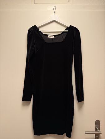 NEW Modstrom Vinci Black Velvet Dress, Size S, New with Tag
