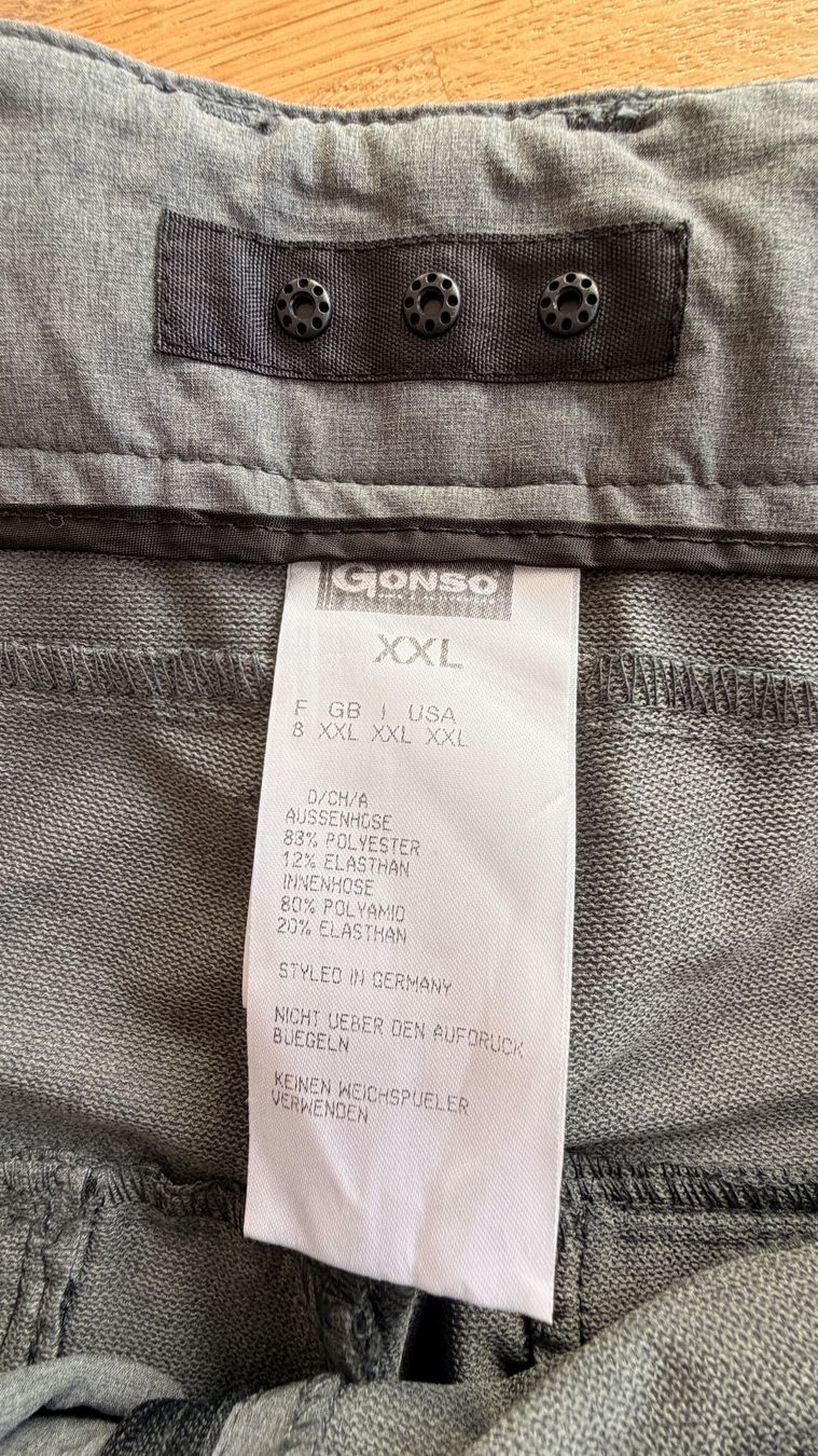 Hosen: Shorts - GONSO grau Gr. XXL Bermuda Softshell Wander – Gebraucht aus Winterthur von Secondhand-Family 3